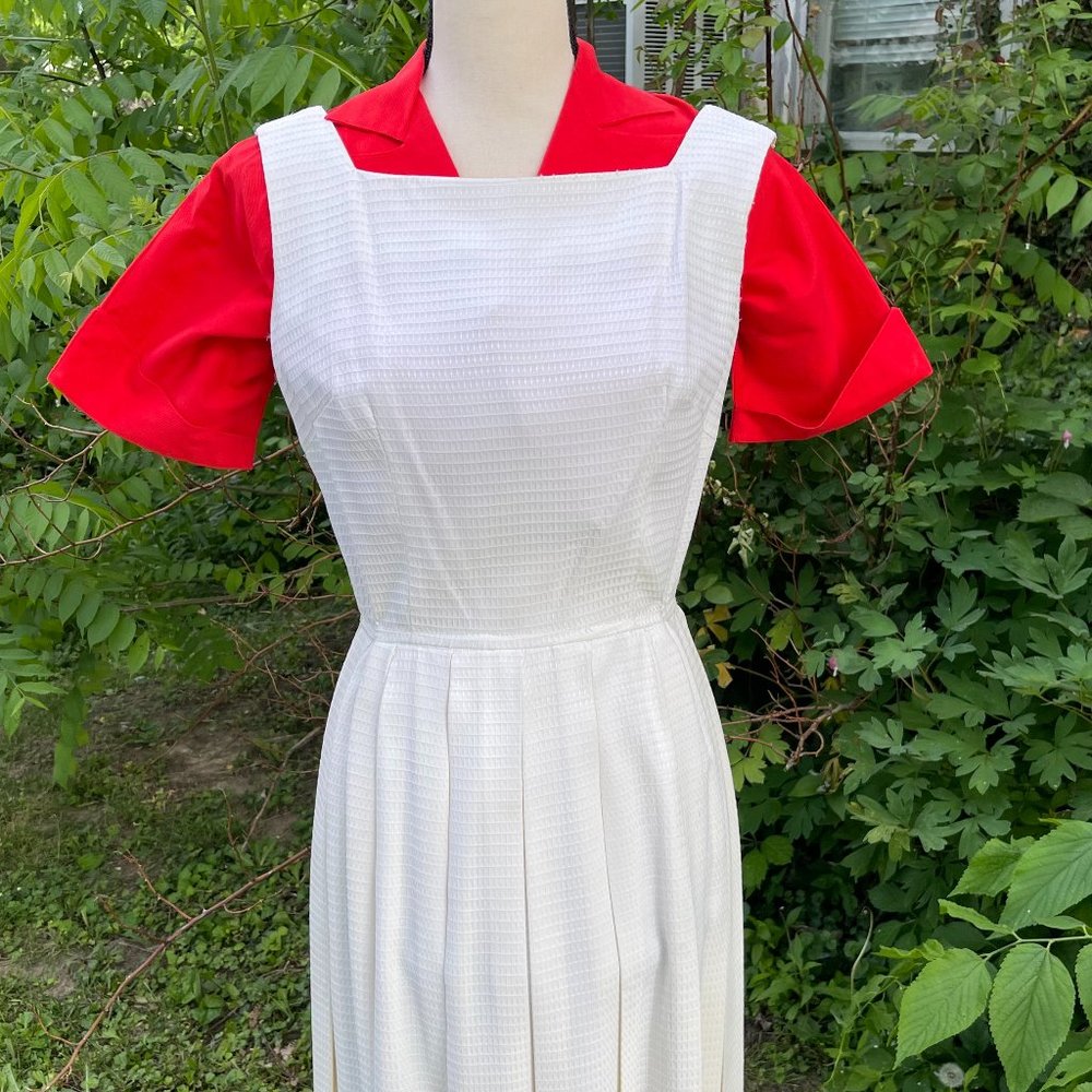 Vintage 1970s 2 piece Carol Craig Jumper Dress Set Size 10